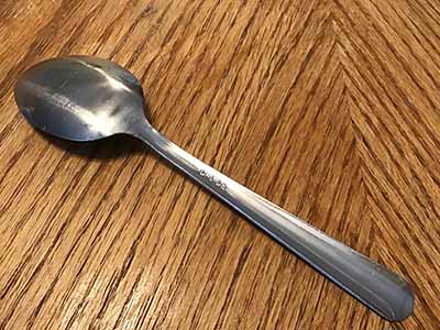 dessert spoons (stainless steel, Choice Dominion 6 7/8, 18/0)