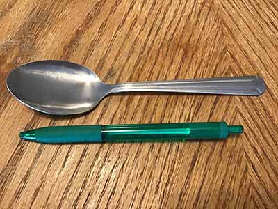 dessert spoons (stainless steel, Choice Dominion 6 7/8, 18/0)