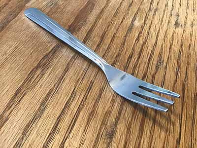 cocktail forks / oyster forks (stainless steel, Choice Dominion, 5 5/8, 18/0)