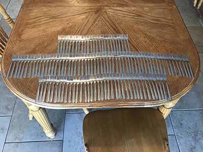 cocktail forks / oyster forks (stainless steel, Choice Dominion, 5 5/8, 18/0)