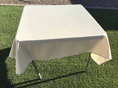 square tablecloths (beige) - 54