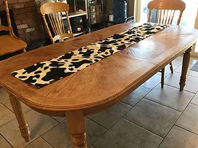 cow table runner (13 x 71)