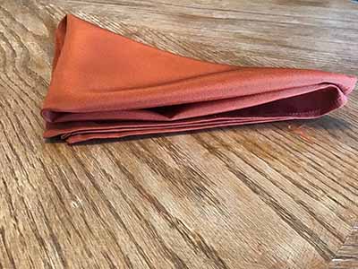 cloth dinner napkins (rust) - 20 x 20