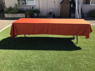 rectangle tablecloths (rust) - 60 x 120