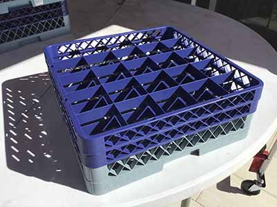 glass racks (25-compartment)