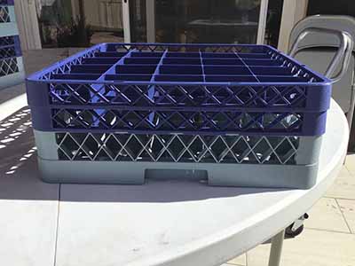 glass racks (25-compartment)