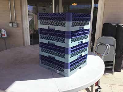 glass racks (25-compartment)