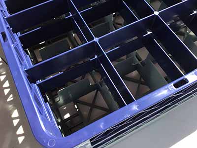 glass racks (25-compartment)