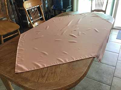 square tablecloths (dusty rose) - 54