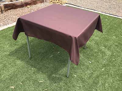 square tablecloths (chocolate) - 54