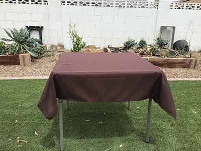 square tablecloths (chocolate) - 54