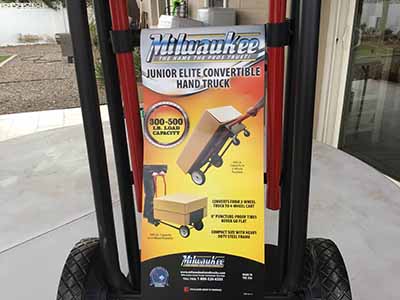 2-in-1 foldable hand truck/dolly