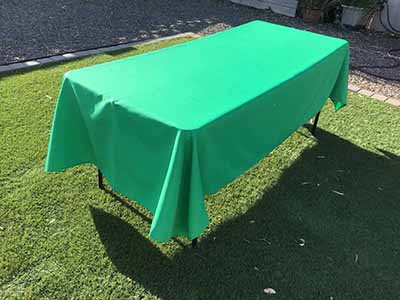 rectangle tablecloths (emerald green) - 60 x 102