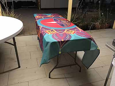 rectangle tablecloths / backdrop (Diwali Festival of Lights) - 60 x 84