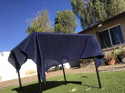 square tablecloths (navy blue) - 54