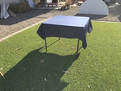 square tablecloths (navy blue) - 54