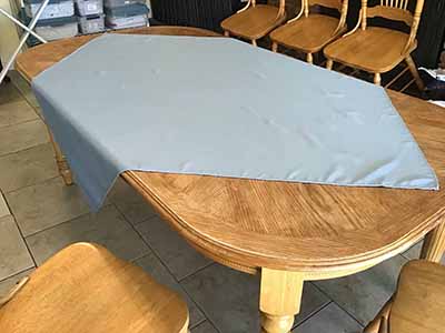 square tablecloths (dusty blue) - 54