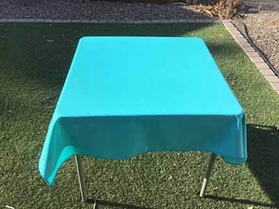 square tablecloths (turquoise) - 54
