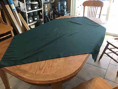 square tablecloths (peacock teal) - 54