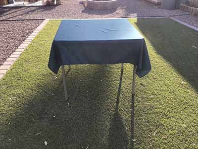 square tablecloths (peacock teal) - 54