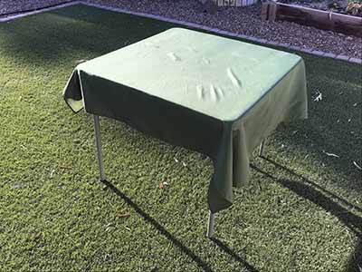 square tablecloths (olive green) - 54