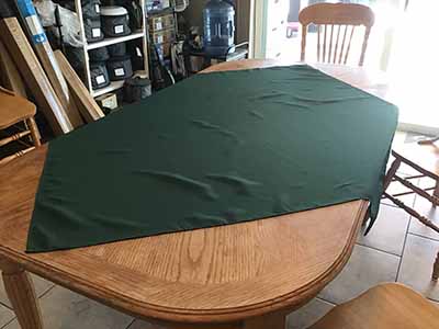 square tablecloths (hunter emerald green) - 54