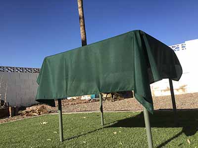 square tablecloths (hunter emerald green) - 54
