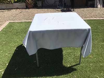 square tablecloths (silver) - 54
