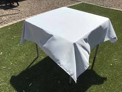 square tablecloths (silver) - 54