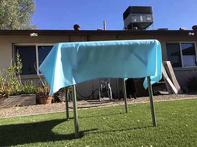 square tablecloths (light blue) - 54