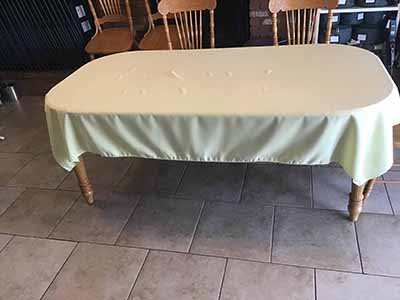 rectangle tablecloths (butter) - 60 x 90
