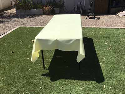 rectangle tablecloths (butter) - 60 x 90