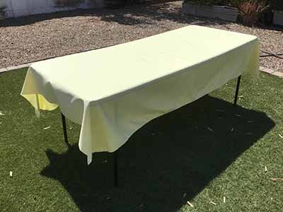 rectangle tablecloths (butter) - 60 x 90