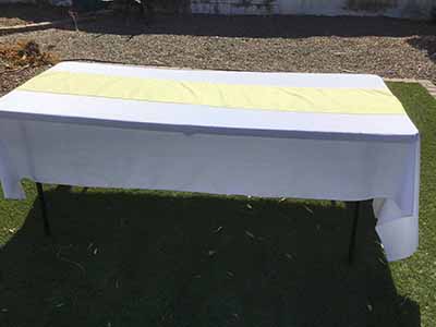 table runners (butter) - 13 x 108