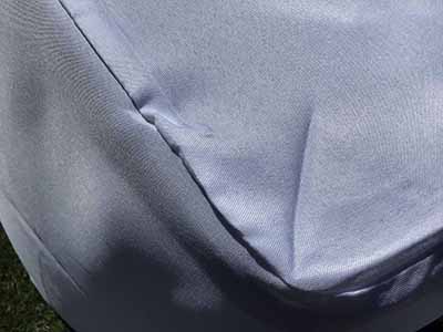 fitted polyester tablecloth for 4-foot rectangle tables (white)
