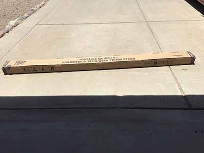 projector screen with stand - 120 inch