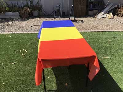 rectangle tablecloths (flag of Romania) - 59 x 83