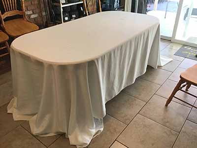 rectangle tablecloths (ivory) - 90 x 156