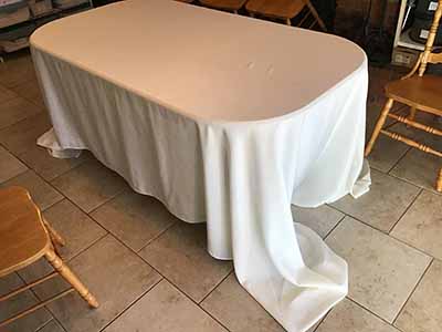 rectangle tablecloths (ivory) - 90 x 156