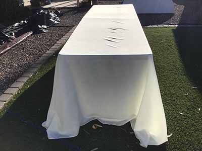 rectangle tablecloths (ivory) - 90 x 156