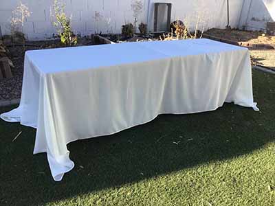 rectangle tablecloths (ivory) - 90 x 156