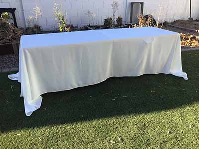 rectangle tablecloths (ivory) - 90 x 156