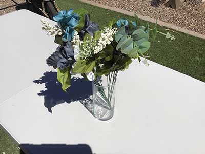 cylindical glass vase - 7.25 x 3.25