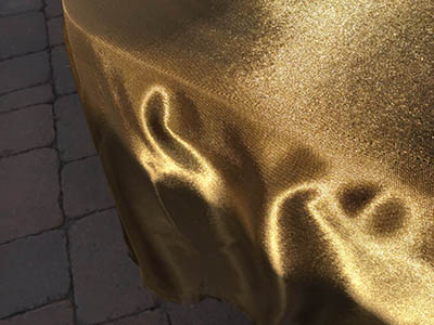 rectangle tablecloths (gold, smooth satin) - 60 x 102