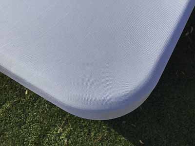 stretch spandex rectangle tablecloths (white) - for 8-ft. table