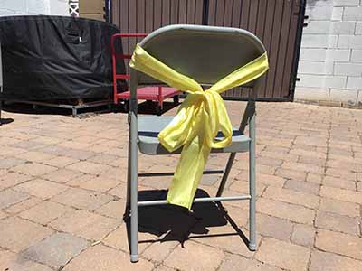 folding chairs (steel, gray)