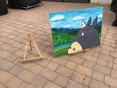 table top easel (wood) - 18