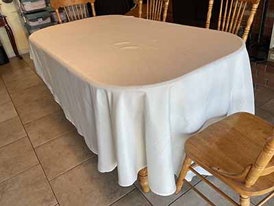 round tablecloths (ivory) - 120