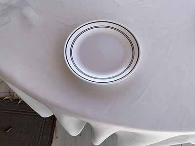 round tablecloths (ivory) - 120