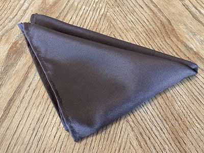 cloth dinner napkins (chocolate) - 17 x 17